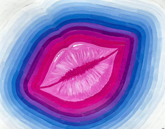 Cold Lips-Canvas Paper-Sam Berg Studio-SAM BERG STUDIO