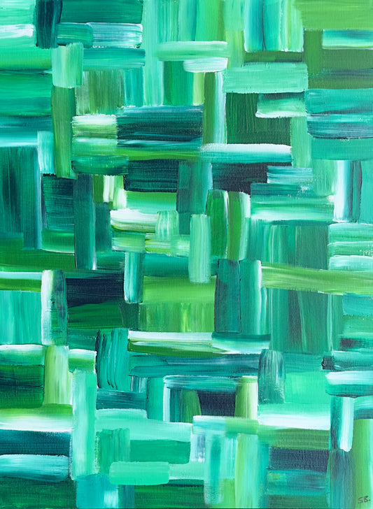 Emerald Jungle-Canvas Panel-Sam Berg Studio-SAM BERG STUDIO