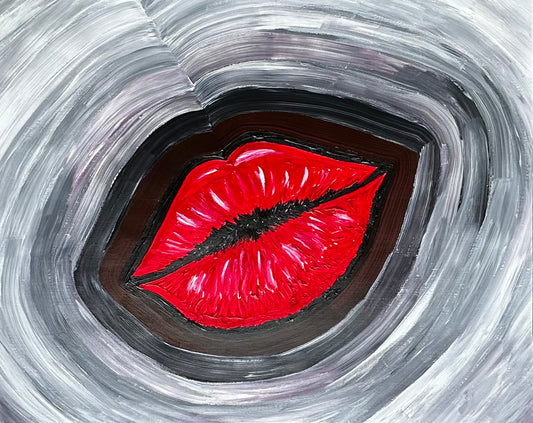 Serious Smooch-Canvas Paper-Sam Berg Studio-SAM BERG STUDIO